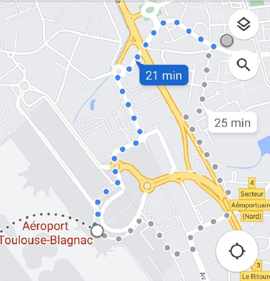 :) Spacieux T4 Aeroport, Ensoleille, Deco Soignee Blagnac Eksteriør billede